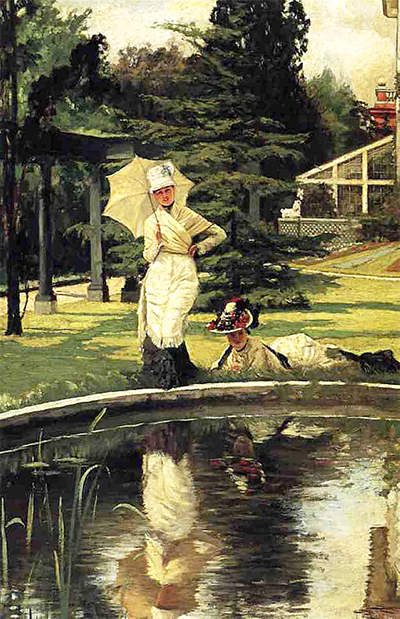 In an English Garden James Tissot